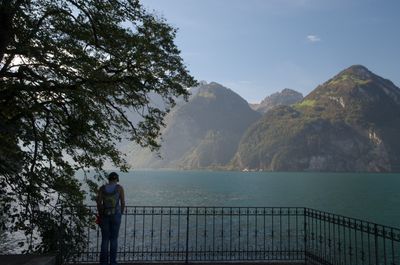 Hiking around Urnersee lake (part of Lake Lucerne)