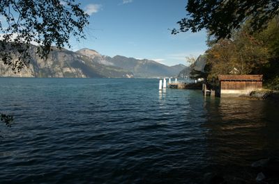 Hiking around Urnersee lake (part of Lake Lucerne)