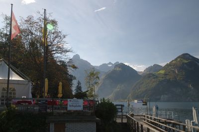 Hiking around Urnersee lake (part of Lake Lucerne)