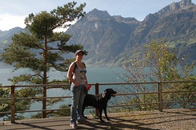 Hiking around Urnersee lake (part of Lake Lucerne)