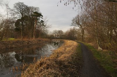 Canal Outdoors Path Water Towpath Vegetation