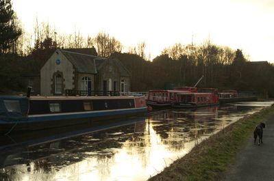 Canal Outdoors Water Path Barge Boat