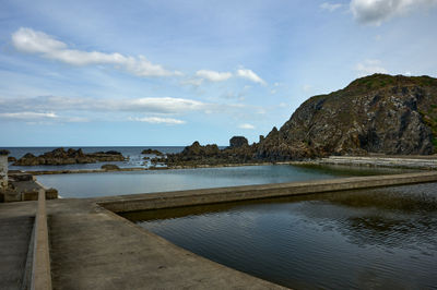 Tarlair Lido - Art Deco outdoor tidal swimming pool, boating pool and paddling pool.