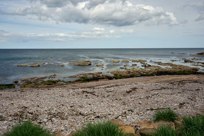 A rocky beach on Moray Firth