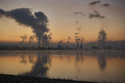 Pollution Building Nature Power Plant Smoke Fog