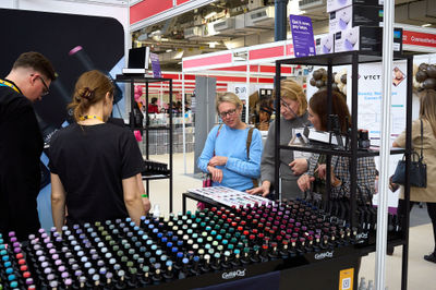 London - October 03 2021: Olympia Beauty Show