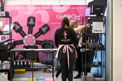 London - October 03 2021: Olympia Beauty Show