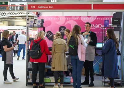 shopping airport exhibition luggage stock street