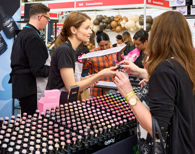 festival woman shopping performance music people