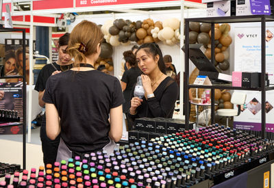 London - October 03 2021: Olympia Beauty Show