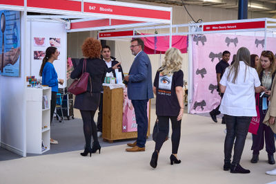 London - October 03 2021: Olympia Beauty Show                