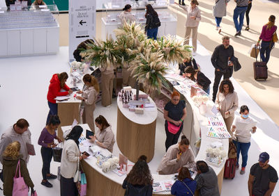 London - October 03 2021: Olympia Beauty Show                