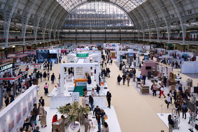 London - October 03 2021: Olympia Beauty Show                