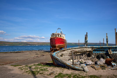 Water Sky Boat Watercraft Cloud Wood