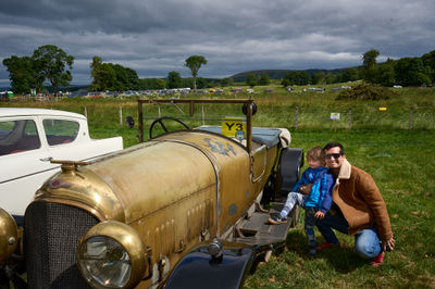 At Sir Jackie Stewart Classic Cars Show at Thirlestane Castle