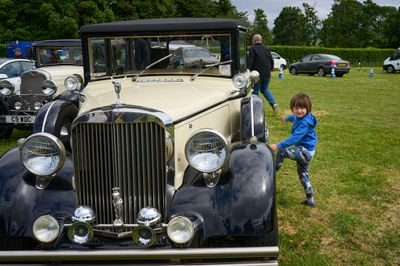 Lauder, Scottish Borders, UK - June 19 2022: Jackie Stewart Classic Car Show