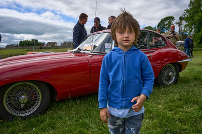 At Sir Jackie Stewart Classic Cars Show at Thirlestane Castle