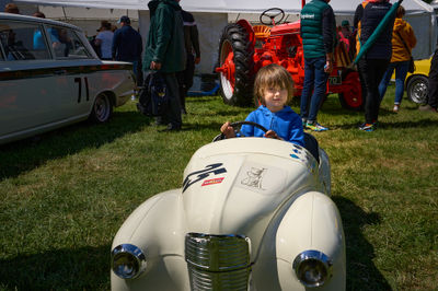 Lauder, Scottish Borders, UK - June 19 2022: Jackie Stewart Classic Car Show