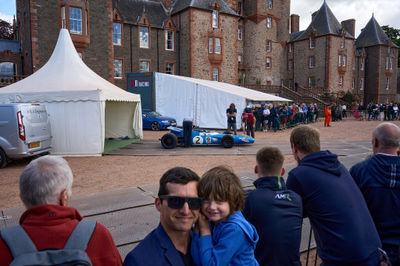 At Sir Jackie Stewart Classic Cars Show at Thirlestane Castle