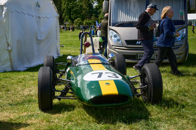 Lauder, Scottish Borders, UK - June 19 2022: Jackie Stewart Classic Car Show