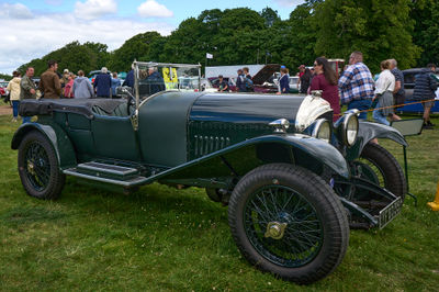 Lauder, Scottish Borders, UK - June 19 2022: Jackie Stewart Classic Car Show