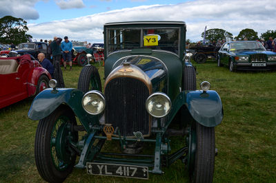 Lauder, Scottish Borders, UK - June 19 2022: Jackie Stewart Classic Car Show