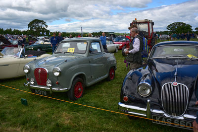 Lauder, Scottish Borders, UK - June 19 2022: Jackie Stewart Classic Car Show