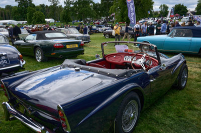 Lauder, Scottish Borders, UK - June 19 2022: Jackie Stewart Classic Car Show