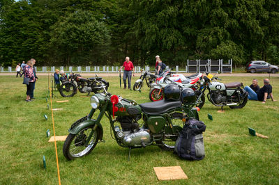 Lauder, Scottish Borders, UK - June 19 2022: Jackie Stewart Classic Car Show