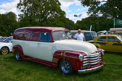 Lauder, Scottish Borders, UK - June 19 2022: Jackie Stewart Classic Car Show