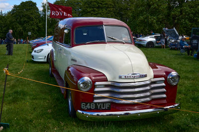 Lauder, Scottish Borders, UK - June 19 2022: Jackie Stewart Classic Car Show