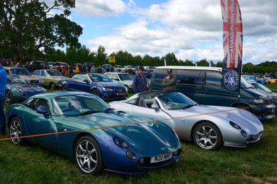 Lauder, Scottish Borders, UK - June 19 2022: Jackie Stewart Classic Car Show