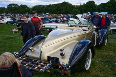 Lauder, Scottish Borders, UK - June 19 2022: Jackie Stewart Classic Car Show