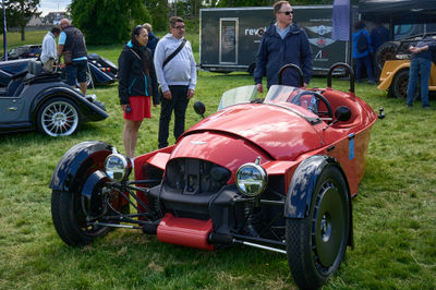 Lauder, Scottish Borders, UK - June 19 2022: Jackie Stewart Classic Car Show