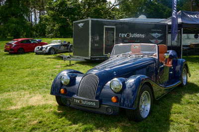 Lauder, Scottish Borders, UK - June 19 2022: Jackie Stewart Classic Car Show