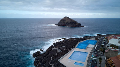 A rocky island near Guachico - a coastal town on Tenerife