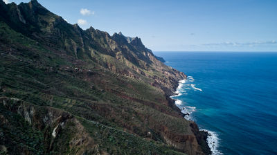Tenerife coast - mountains and ocean