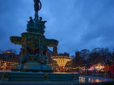 Edinburgh, Xmas fair in Princes Street Gardens