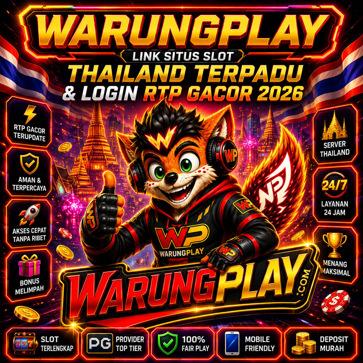WARUNGPLAY : Link Situs Slot Thailand Terpadu & Login RTP Gacor 2026