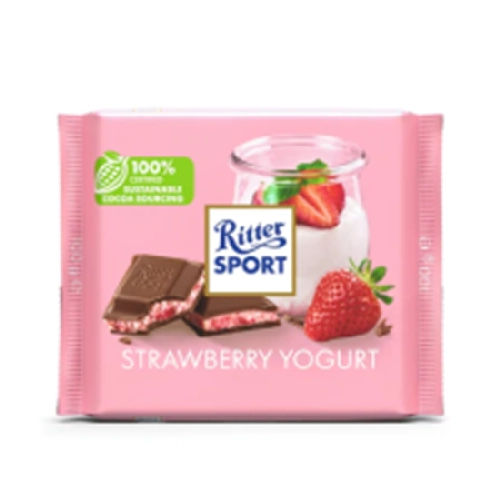 Ritter Sport Strawberry Yogurt Chocolate 100g