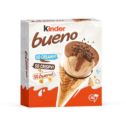 Kinder Bueno Ice Cream Cone 90ml x 4Pcs