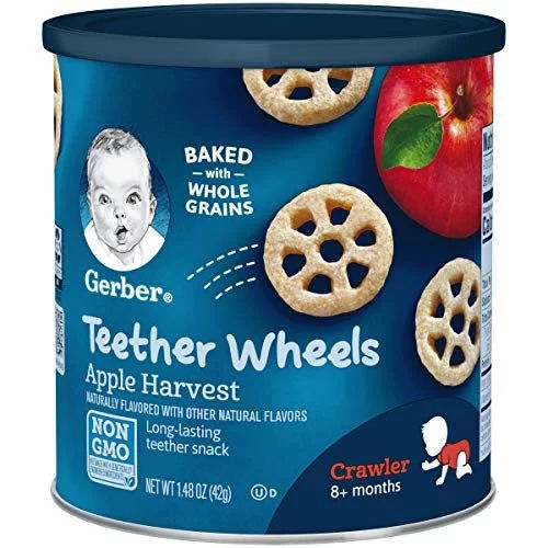Gerber Apple Harvest Teether Wheels gerber
