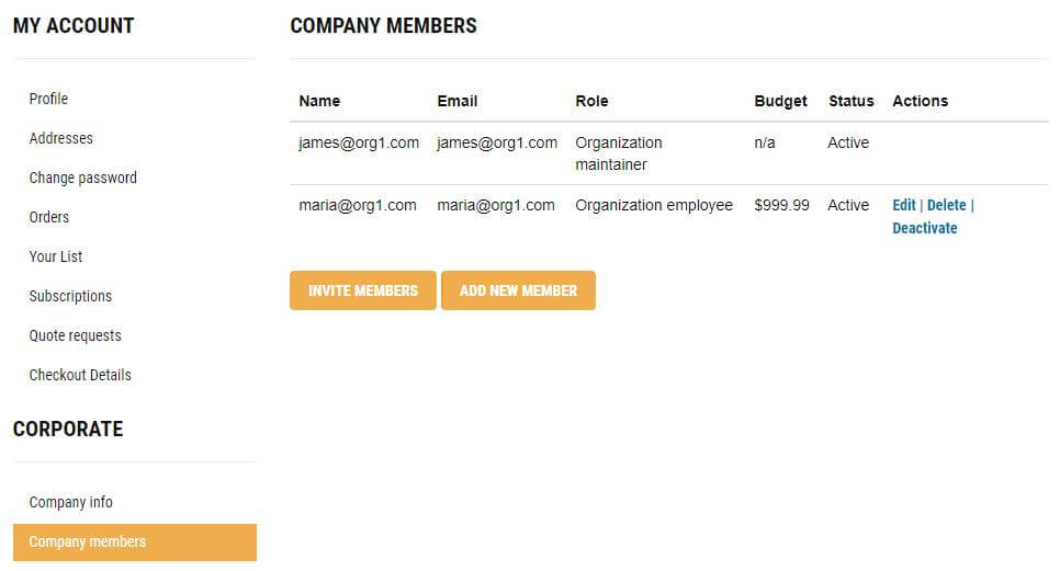 New customer cabinet is designed to cover all necessary requirements for an organization or customer management