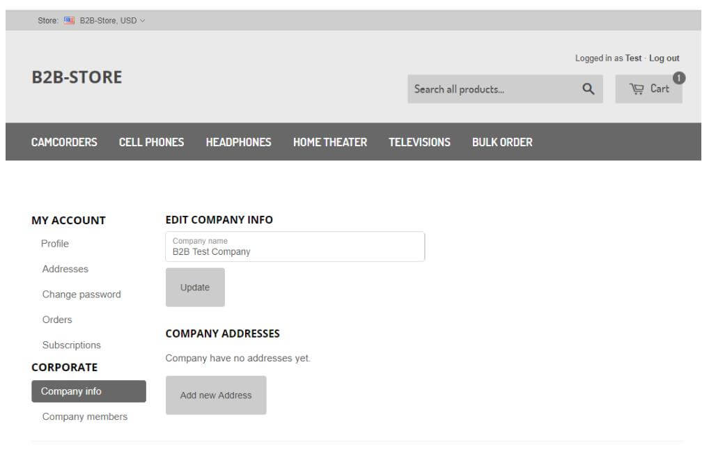 Old B2B theme version 1.0 appearance picture 3