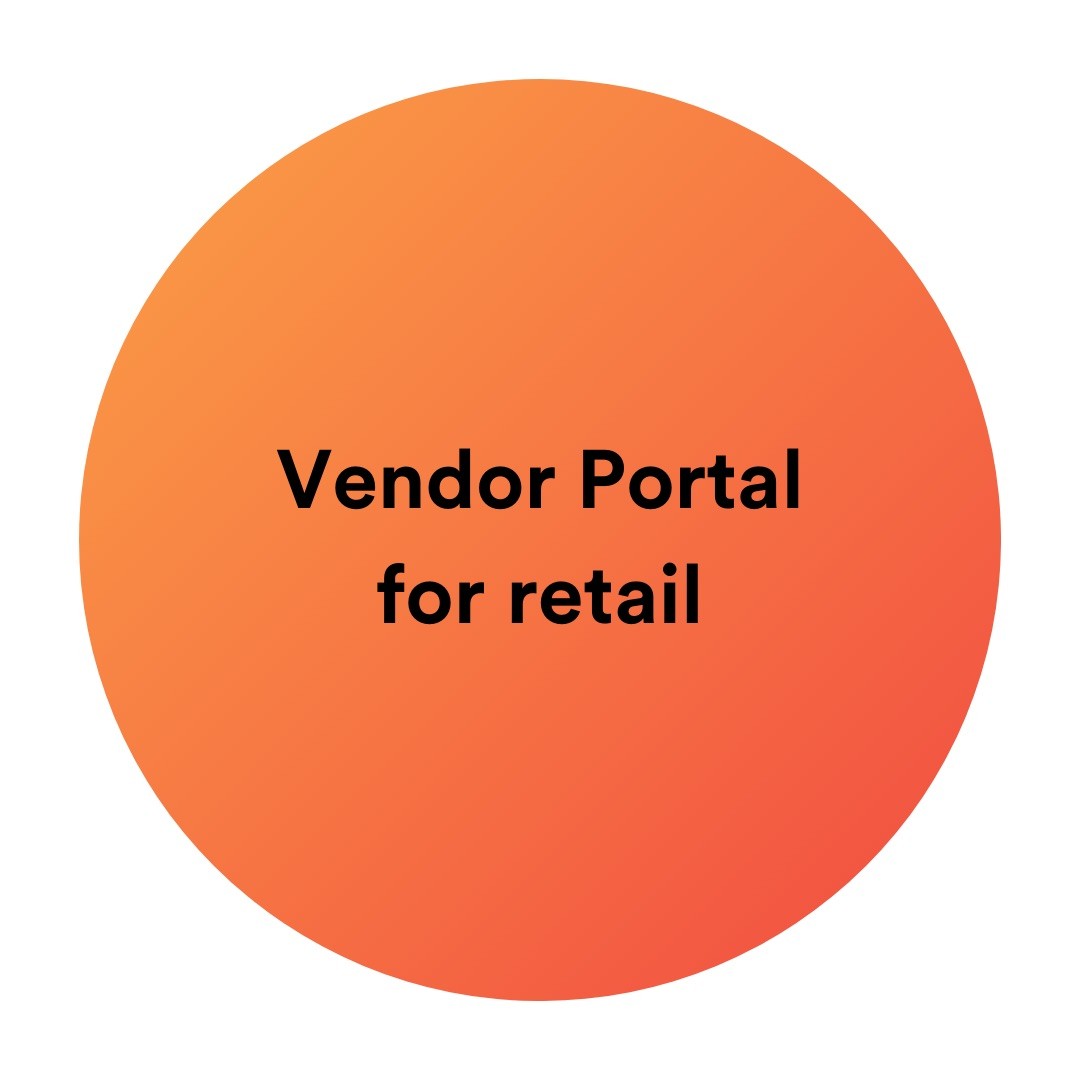 Vendor Portal for retail