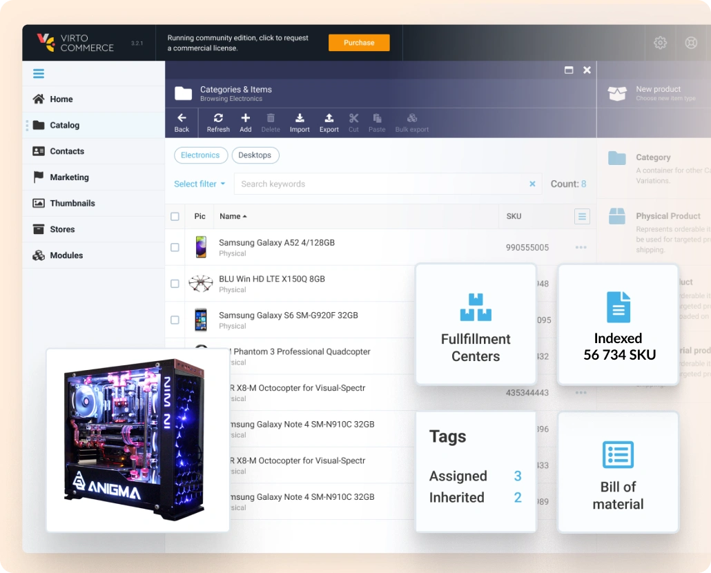 Manage Massive Catalogs