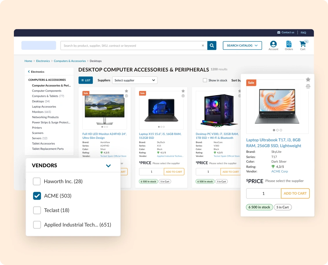 Power Multi-Vendor Marketplaces
