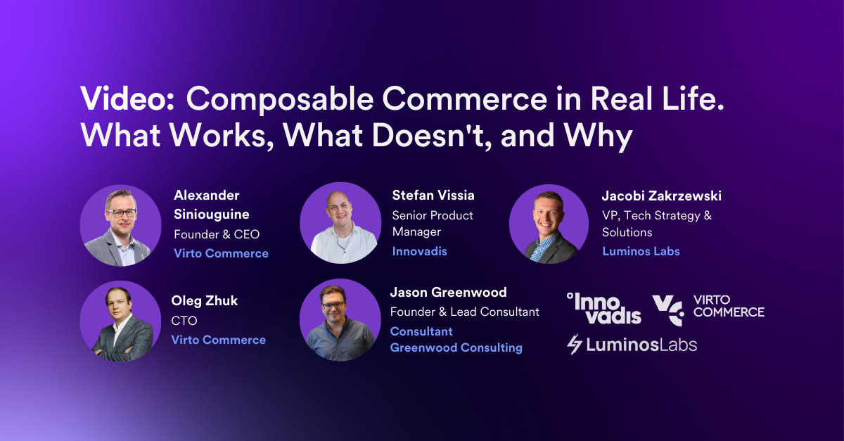 Composable Commerce Webinar #2: Expert Panel Discussion