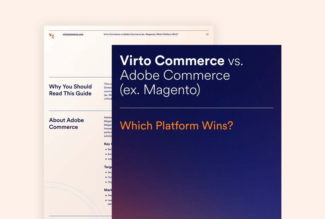 Virto vs Adobe Commerce: B2B eCommerce Platform Comparison