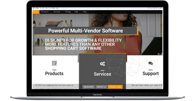 IXXOCart Multi Vendor Platform & Shopping Cart Solution & Ecommerce Software